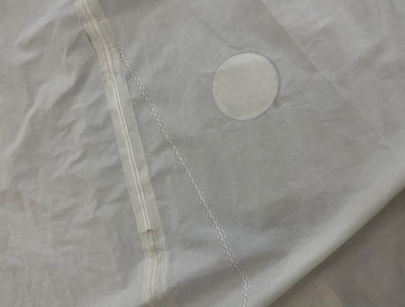 Example of batten pocket chafe protection replacement