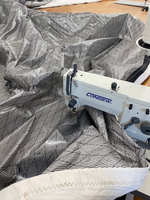 Restitching seams and reinforcing corners — expert sail repair ensures your canvas is ready for many more miles.